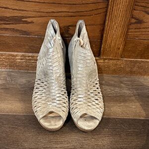 Paul Green Metallic Heeled Boots